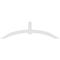 Ekena Millwork Archdale Architectural Grade PVC Gable Bracket, 72"W x 21"H x 2"D x 4"F, 7/12 Pitch GBP072X21X0204ARC00 - alternate 5